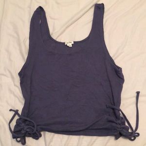 Ribbed Tie Tank
